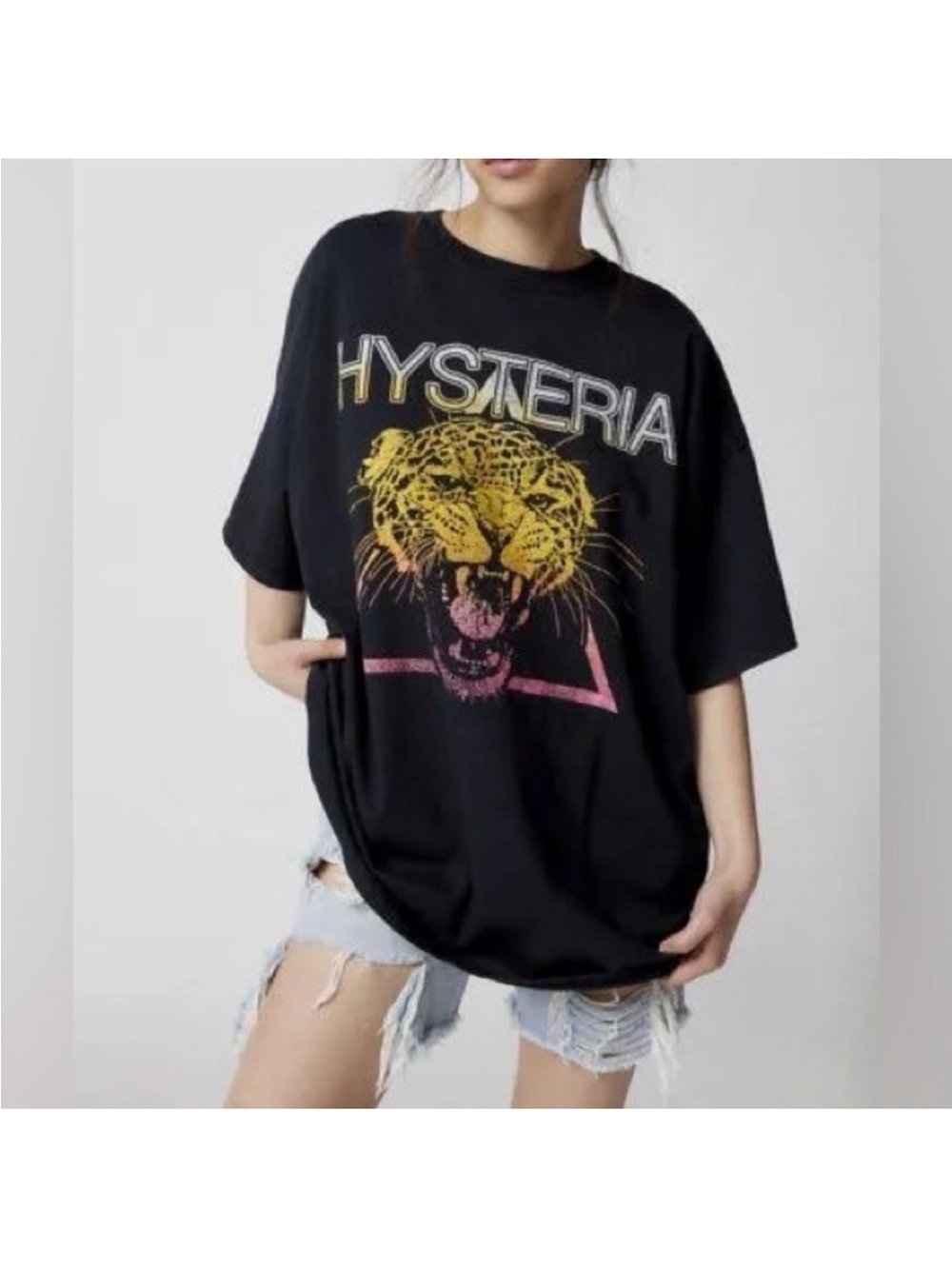 Def Leppard Hysteria Graphic Patchwork Unisex One Size T-Shirt
